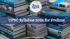 UPSC Syllabus 2026 for Prelims