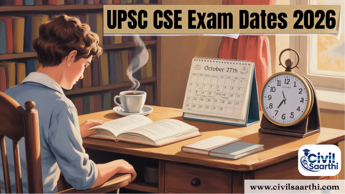 UPSC CSE Exam Dates 2026