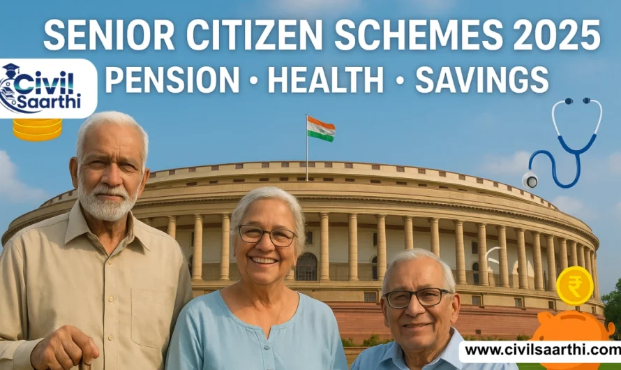 Government Schemes Related to Senior Citizens in India, UPSC-Oriented Notes