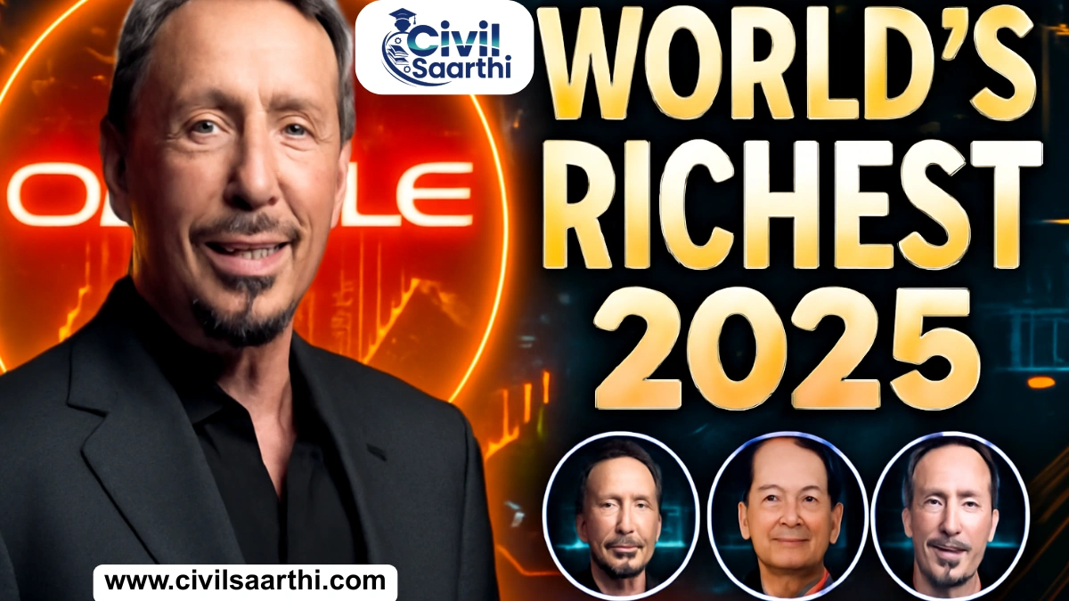 Larry Ellison Worlds Richest Person 2025 beating Elon Musk Mark Zukenberg