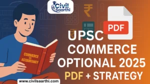 UPSC Commerce and Accountancy Optional Paper 2025 Download PDF