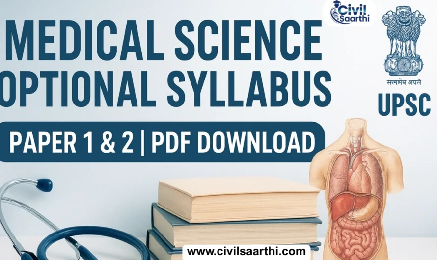 UPSC Medical Science Optional Syllabus 2025 PDF Download 2 UPSC Medical Science Optional Syllabus 2025 PDF Download
