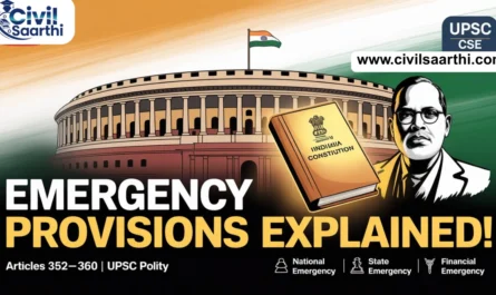 Emergency Provisions in the Indian Constitution, UPSC Polity Notes 7 Emergency Provisions in the Indian Constitution Article 352-360 UPSC Polity Notes