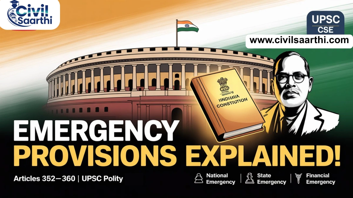 Emergency Provisions in the Indian Constitution, UPSC Polity Notes 1 Emergency Provisions in the Indian Constitution Article 352-360 UPSC Polity Notes