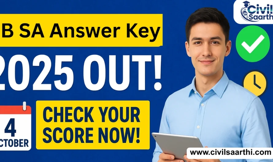 IB Security Assistant Answer Key 2025 Out at mha.gov.in, Download PDF 10 IB Security Assistant Answer Key 2025 Out at mha.gov.in, Download PDF