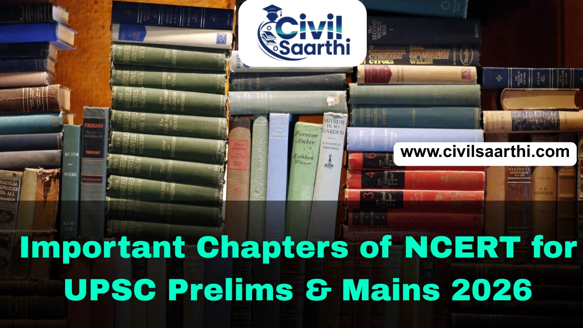 Important Chapters of NCERT for UPSC Prelims & Mains 2026 1 Important Chapters of NCERT for UPSC Prelims & Mains 2026