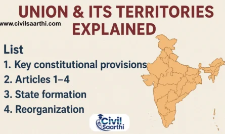 Union & Its Territories