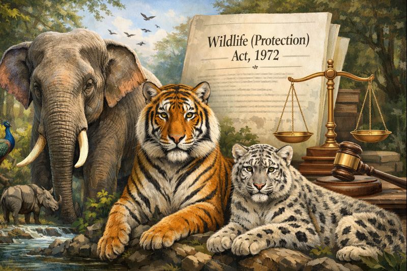 Wildlife (Protection) Act, 1972, Objectives, Schedules, Major Amendments 1 Wildlife Protection Act 1972