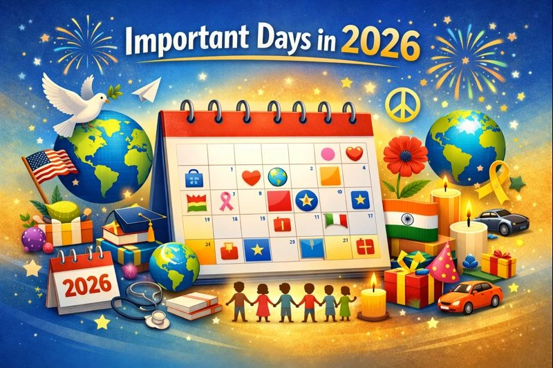 Important Days in 2026, National & International Days 1 Important Days in 2026 National & International Days