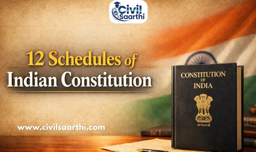 Schedules of Indian Constitution List, Key Amendments