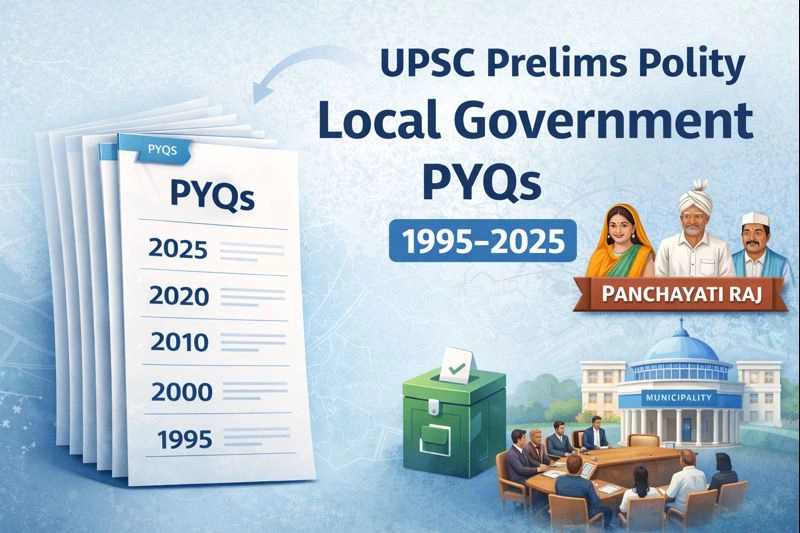 UPSC Prelims Polity Topic-wise PYQs on Local Government 2025-1995 1 UPSC Prelims Polity Topic-wise PYQs on Local Government 2025-1995